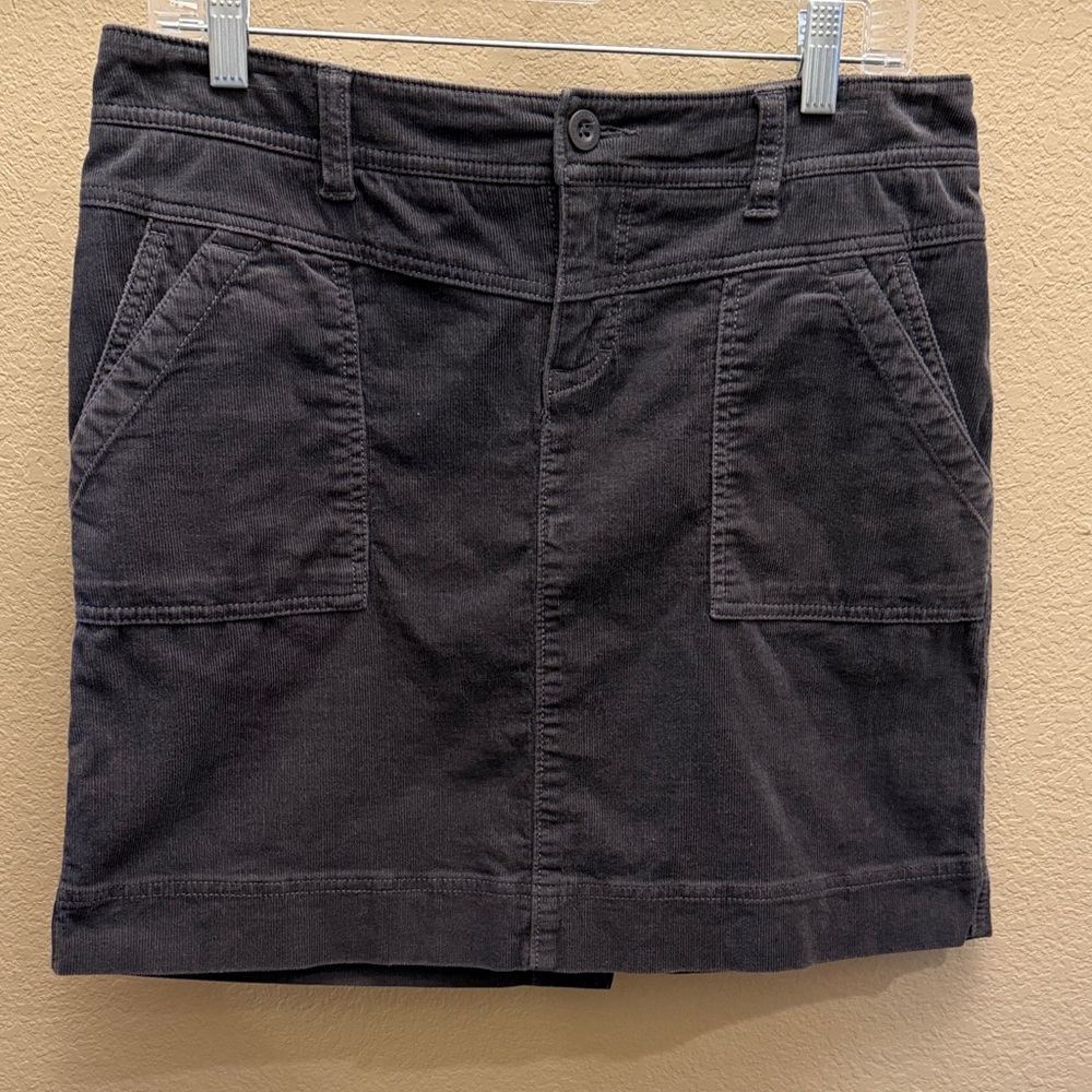 North Face Gray Corduroy Skirt